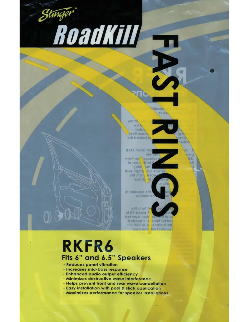 Image de la première page du manuel de l'appareil Roadkill RKFR6