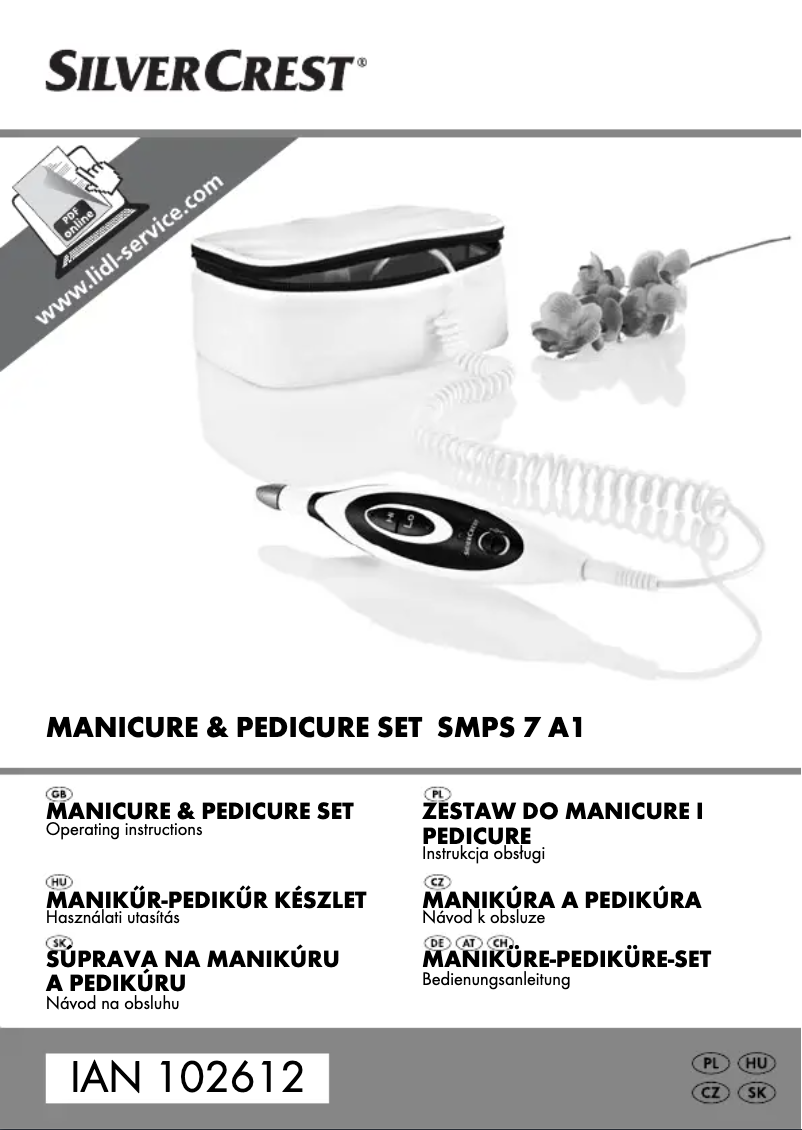 Page n°1 - Manuel utilisateur SilverCrest SMPS 7 A1