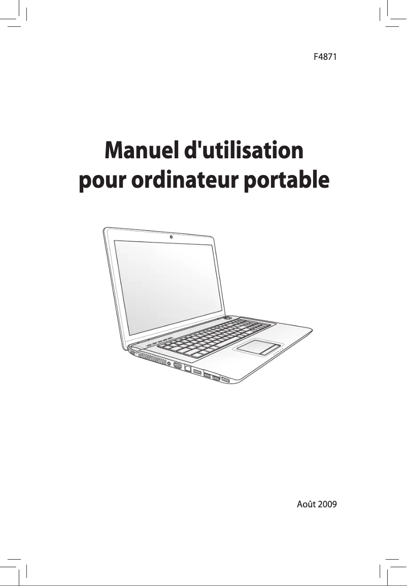 Page 1 de la notice Manuel utilisateur Asus N71Vn