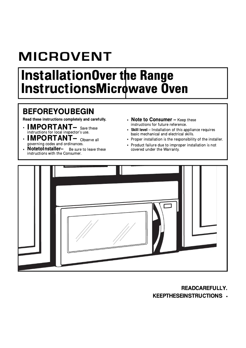 Page 1 de la notice Guide d'installation Porter & Charles EM044K10