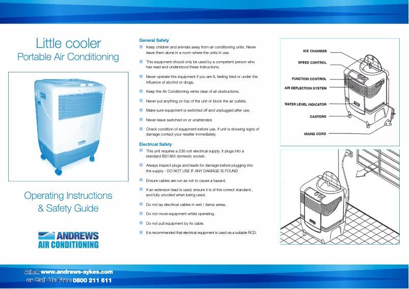 Image de la première page du manuel de l'appareil Little Cooler