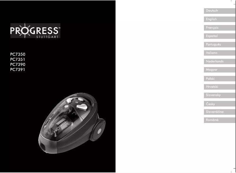 Page 1 de la notice Manuel utilisateur Progress PC7351