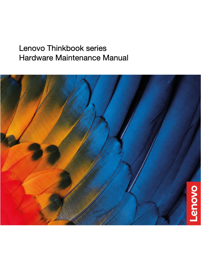 Page n°1 - Manuel utilisateur Lenovo Thinkbook 14