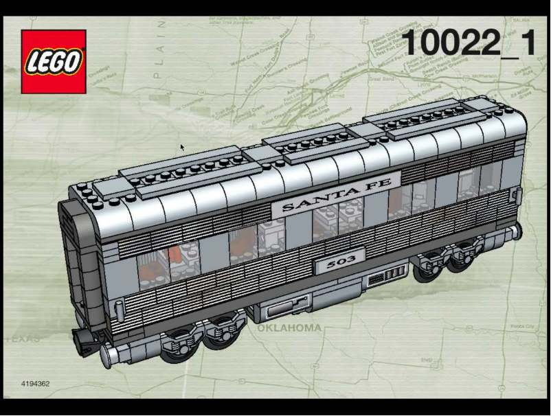Page 1 de la notice Manuel utilisateur Lego Santa Fe Cars II