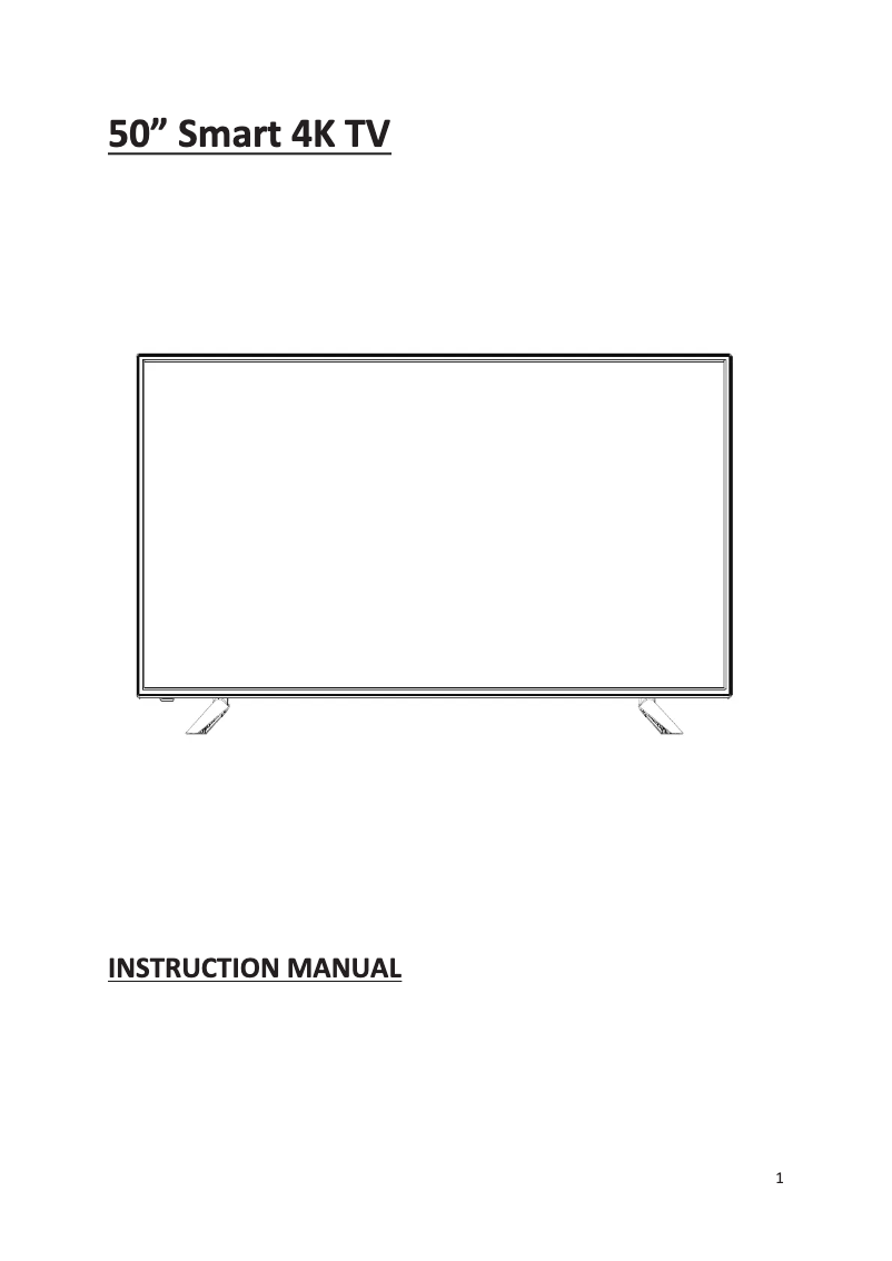 Image de la première page du manuel de l'appareil C50RTS4K