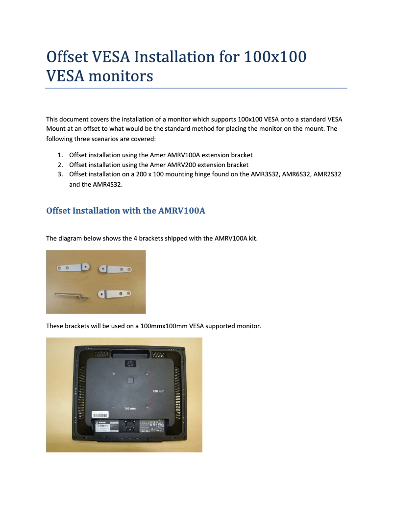 Page n°1 - Manuel utilisateur Amer AMR6S32