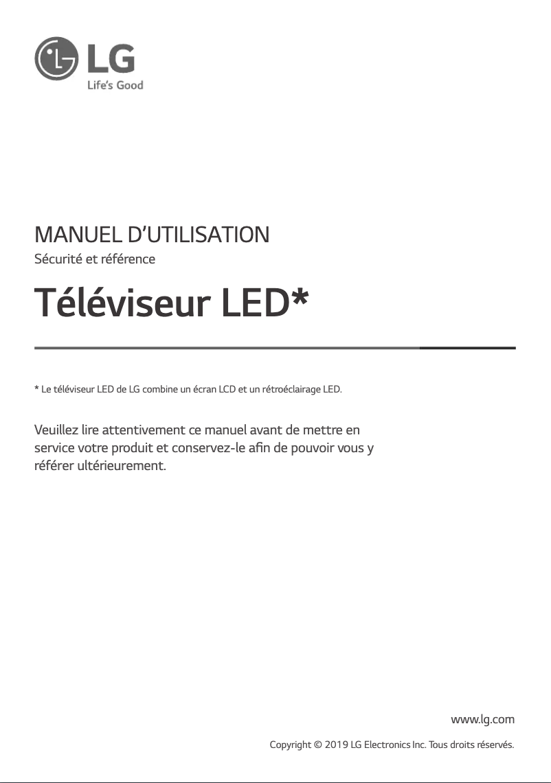 Image de la première page du manuel de l'appareil 28TL430V