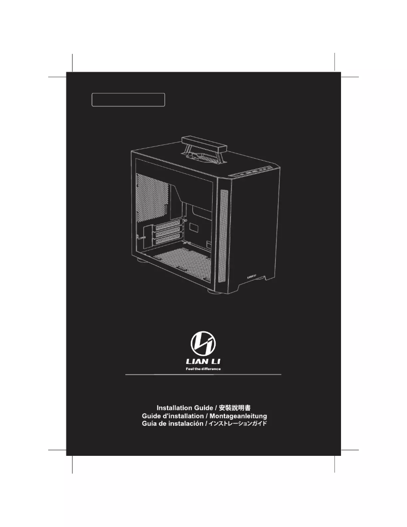 Page 1 de la notice Manuel utilisateur Lian Li TU150
