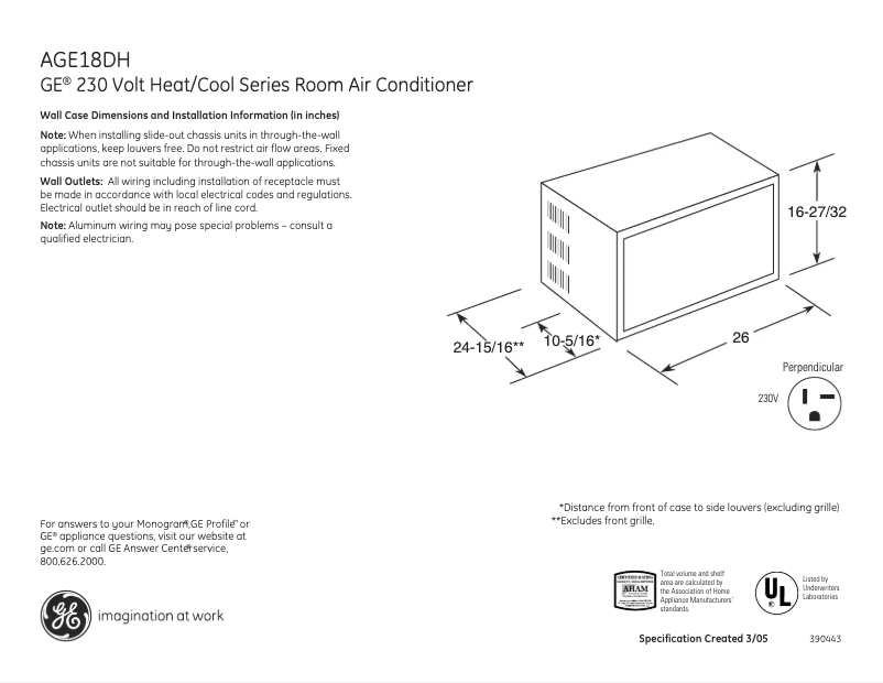 Image de la première page du manuel de l'appareil A18DH