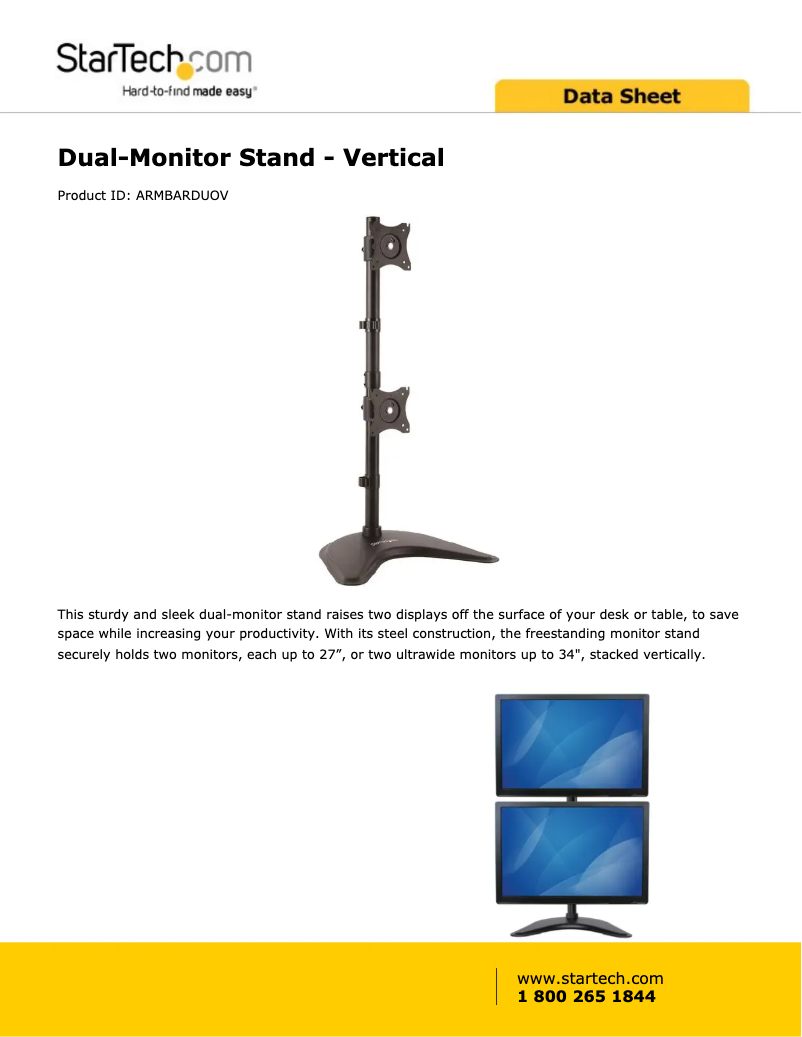 First page image of the manual for ARMBARDUOV