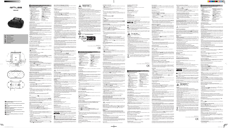 Page 1 of the manual User Manual Muse M-35 BT