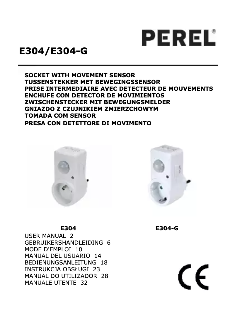 Image de la première page du manuel de l'appareil E304