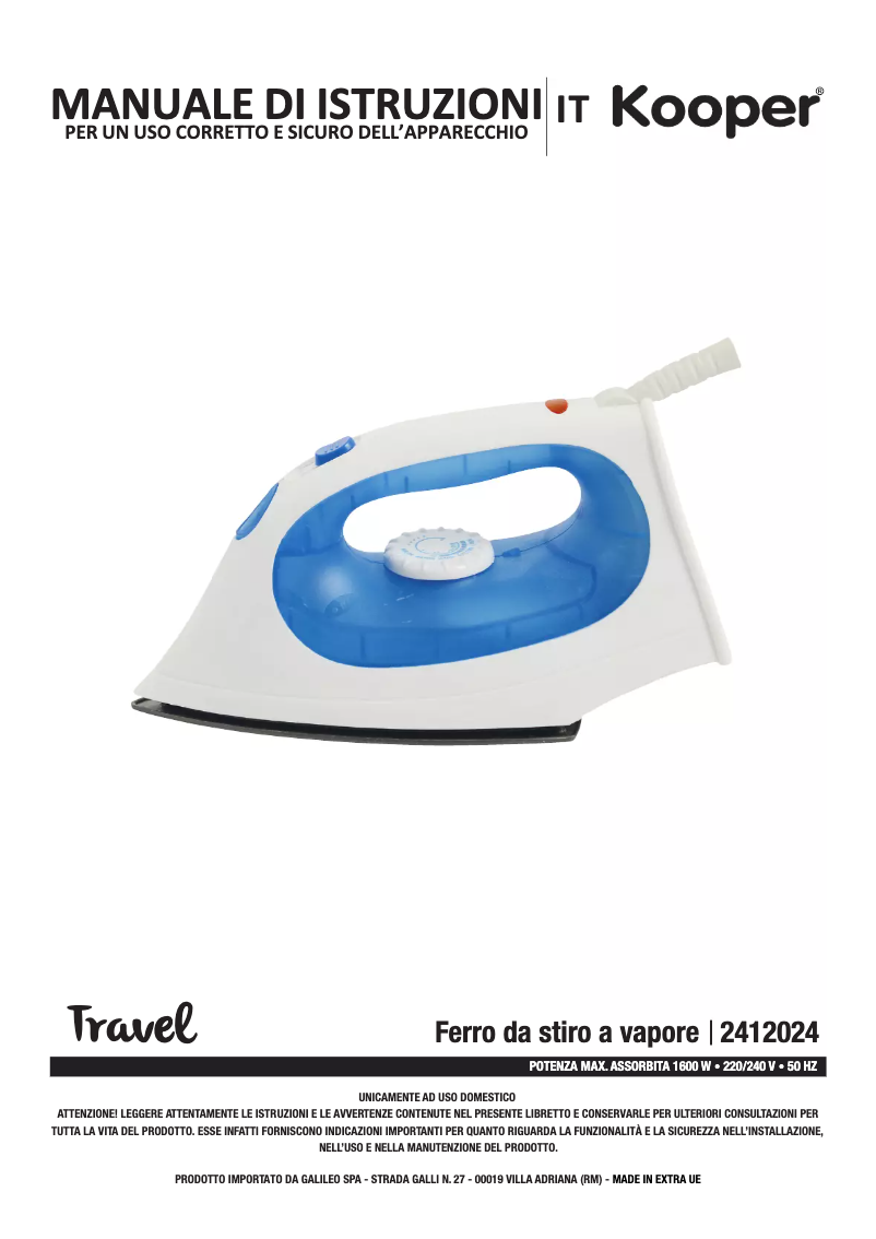 Image de la première page du manuel de l'appareil 2412024