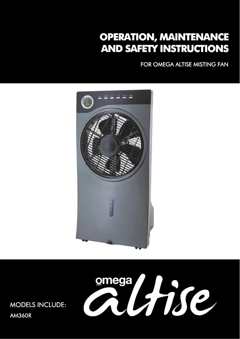 Imagen de la primera página del manual del dispositivo AM360R