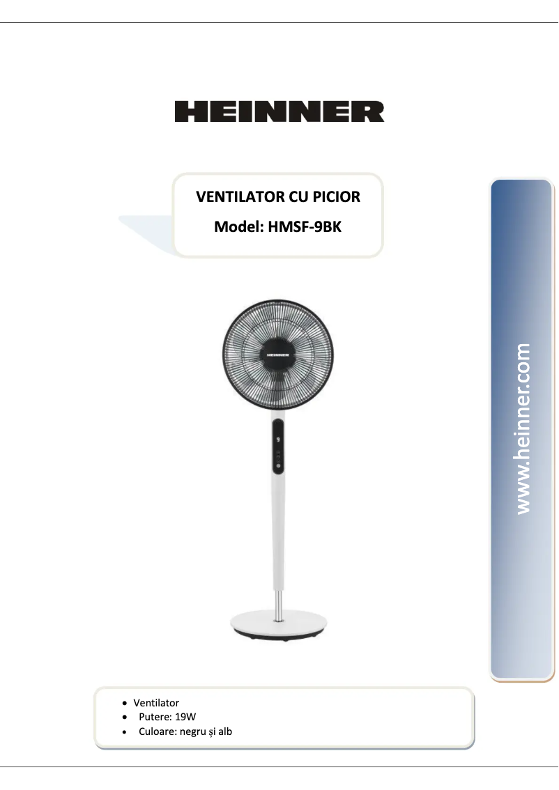 Image de la première page du manuel de l'appareil HMSF-9BK