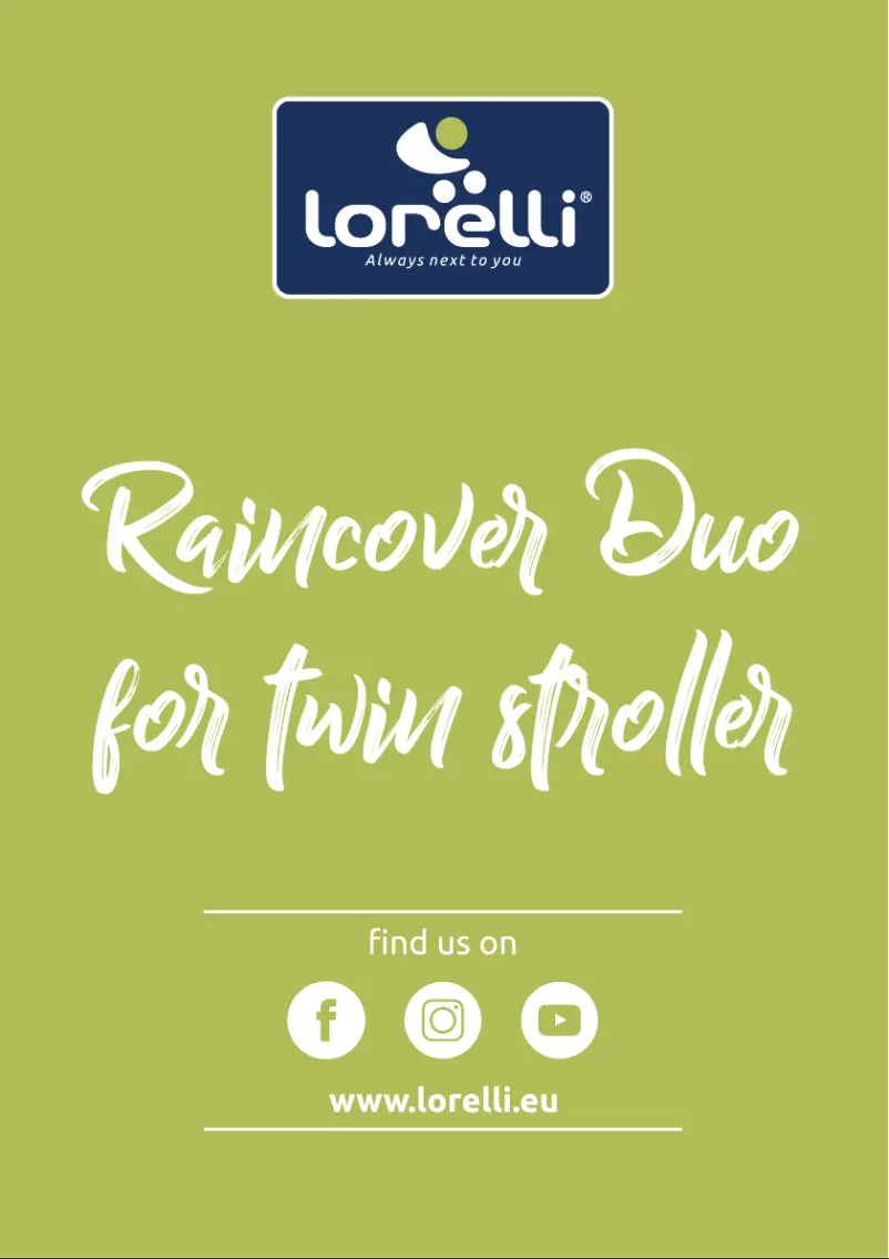 Page 1 de la notice Manuel utilisateur Lorelli Duo