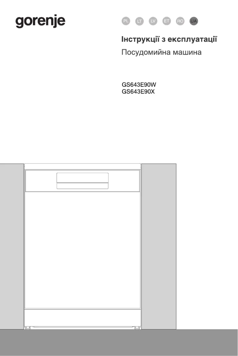 Image de la première page du manuel de l'appareil GS643E90X