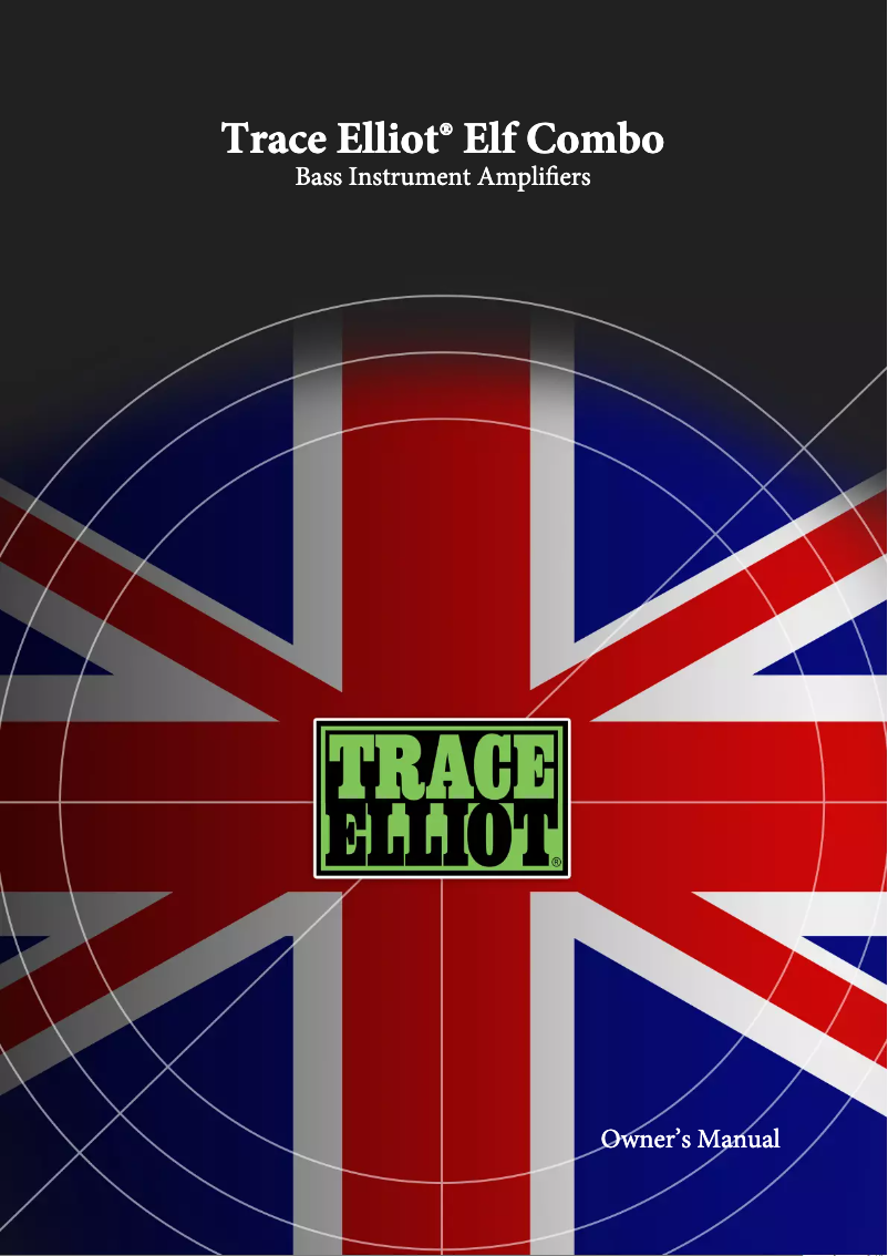 Página 1 del manual Manual de usuario Peavey Trace Elliot ELF Combo