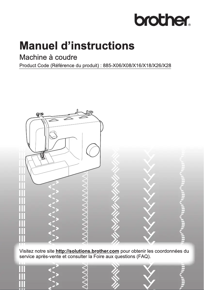 Page 1 de la notice Manuel utilisateur Brother RH137