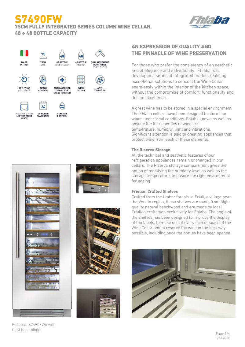 Image de la première page du manuel de l'appareil S7490FW6