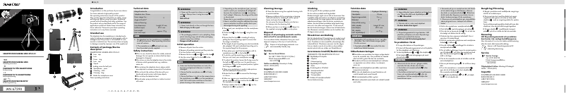 Page n°1 - Manuel utilisateur SilverCrest STS 8 A1