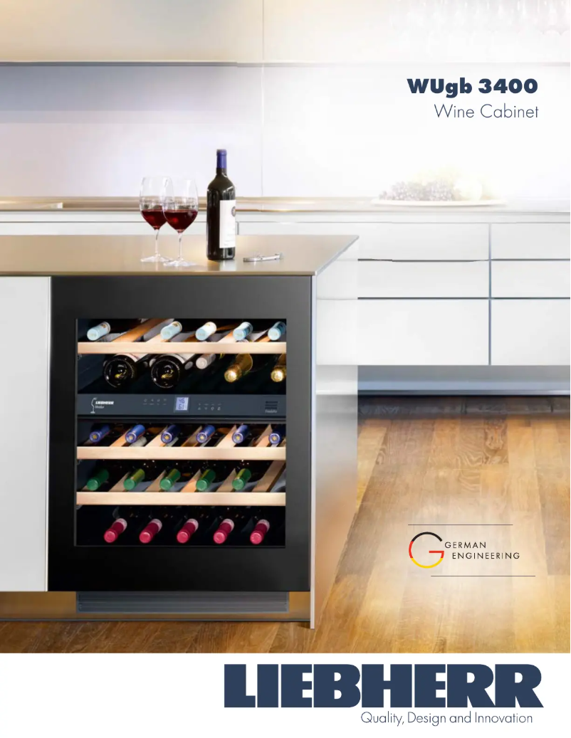 Image de la première page du manuel de l'appareil WUGB-3400