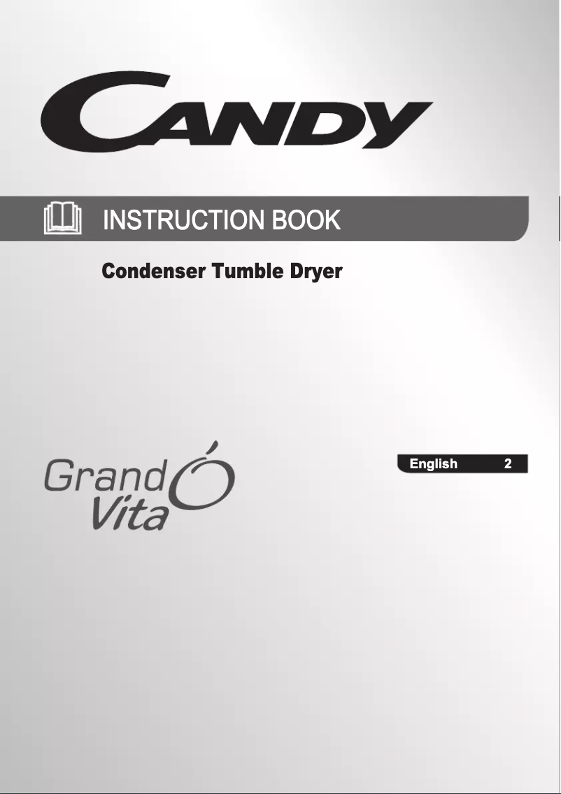 Page 1 de la notice Manuel utilisateur Candy GVC D91WB-80