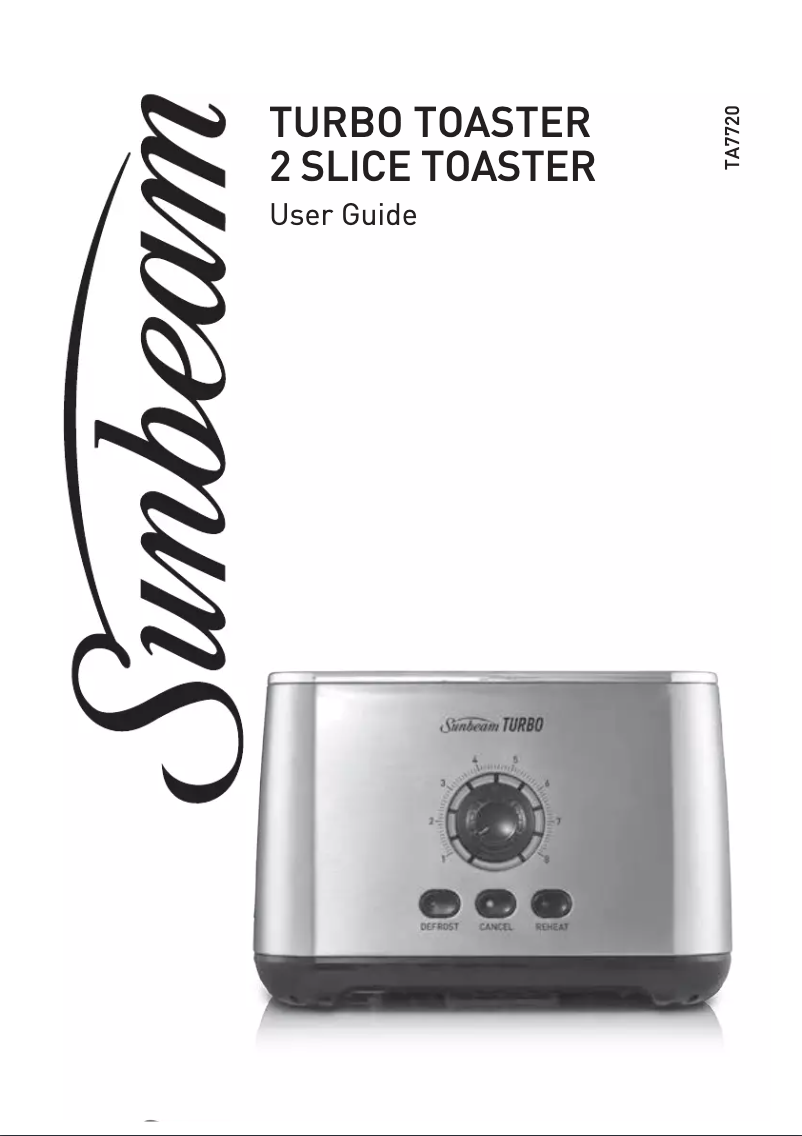 Image de la première page du manuel de l'appareil Turbo TA7720