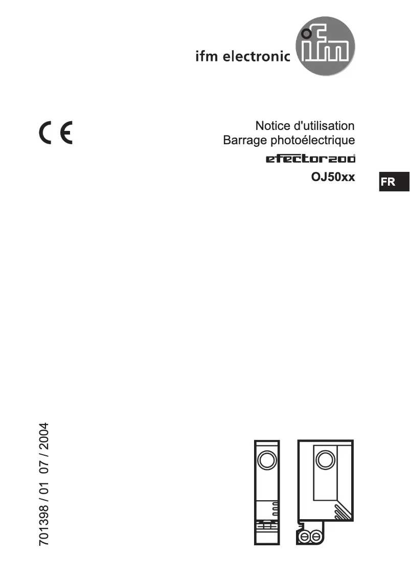 Page n°1 - Manuel utilisateur IFM OJ5064