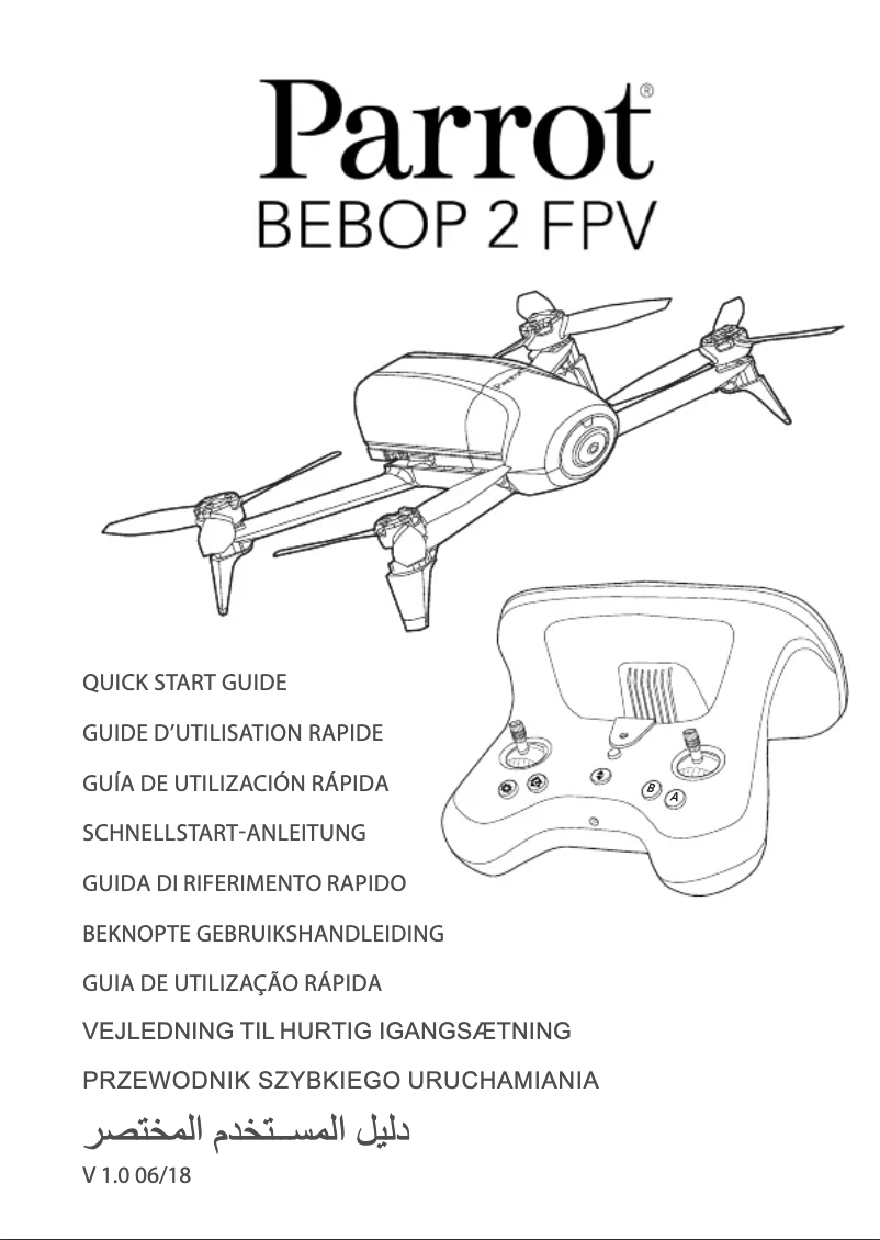 Page n°1 - Manuel utilisateur Parrot Bebop 2 FPV