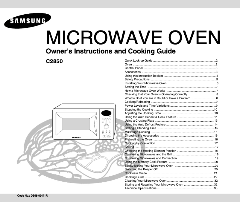 Página 1 del manual Manual de usuario Samsung C2850