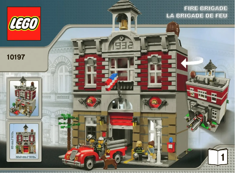 Page 1 de la notice Manuel utilisateur Lego Creator Expert 10197