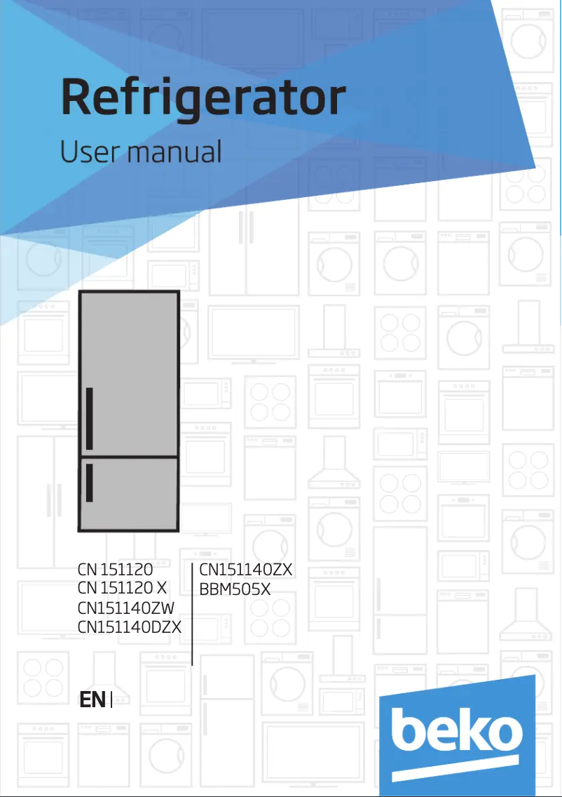 Image de la première page du manuel de l'appareil BBM505X