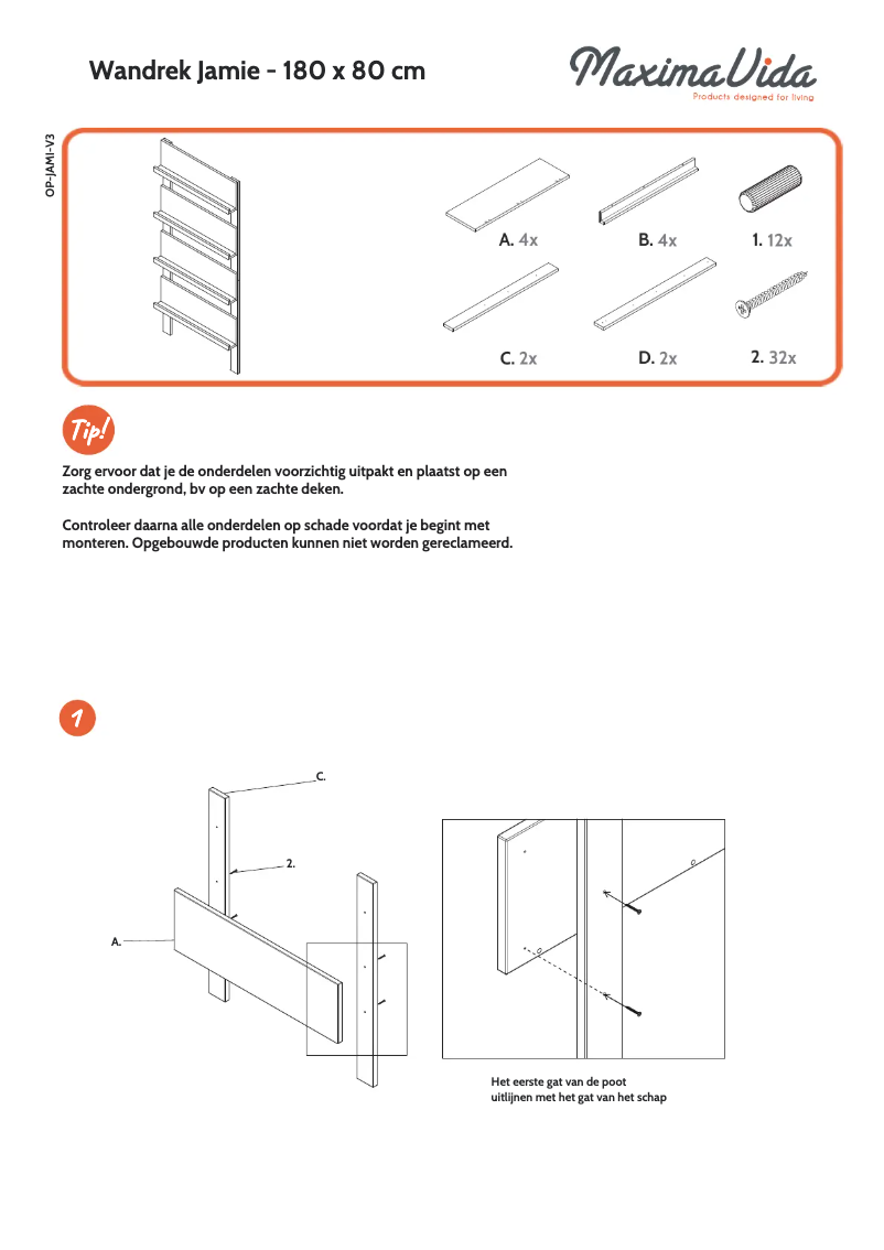 Page n°1 - Manuel utilisateur MaximaVida Jamie