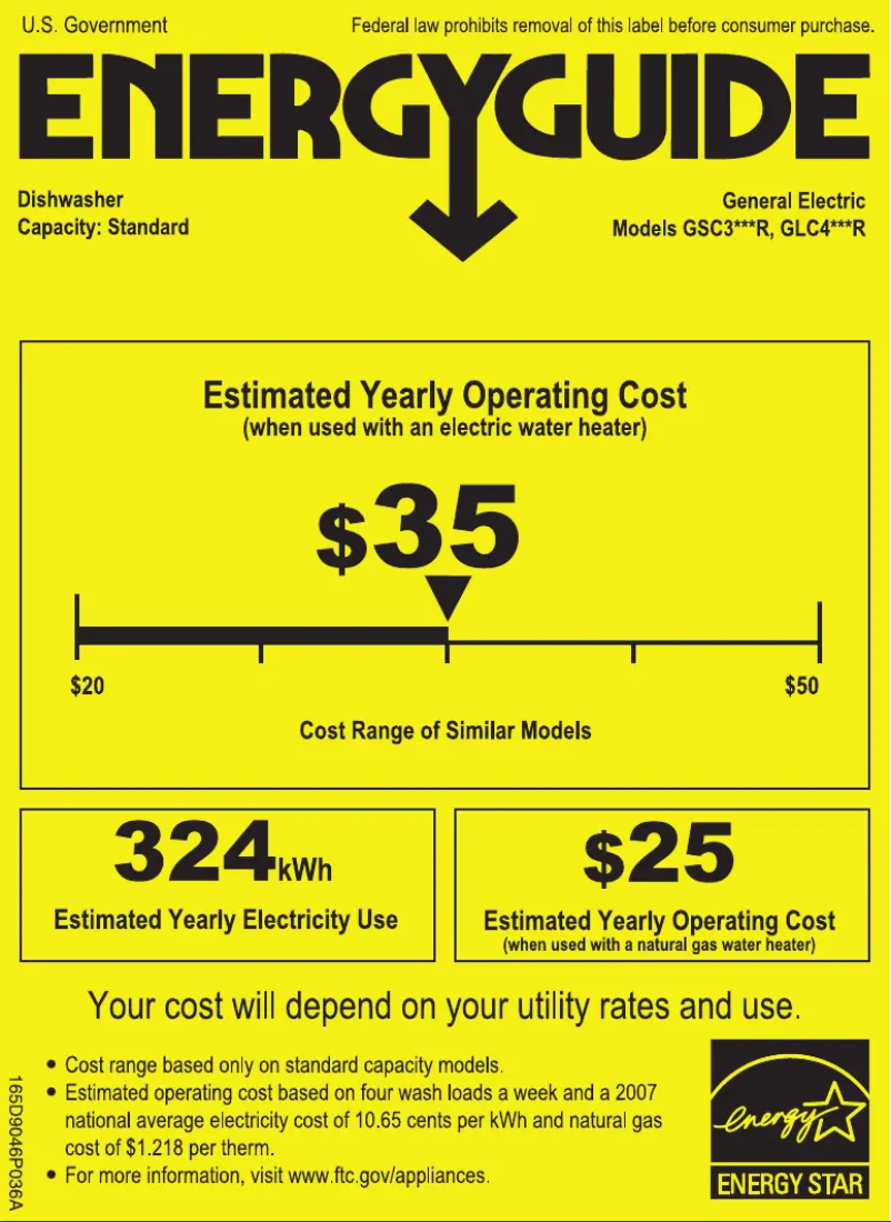 First page image of the manual for GSC3500RWW