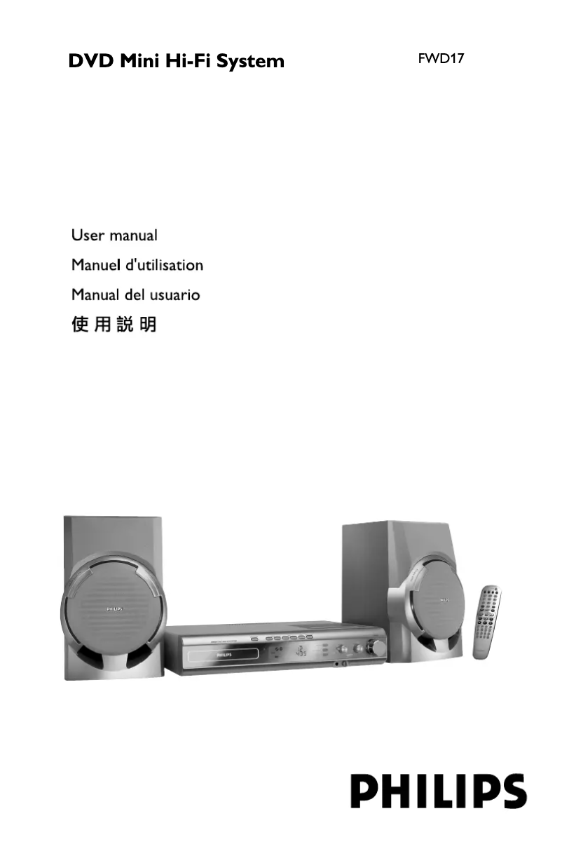 Page n°1 - Manuel utilisateur Philips FWD16