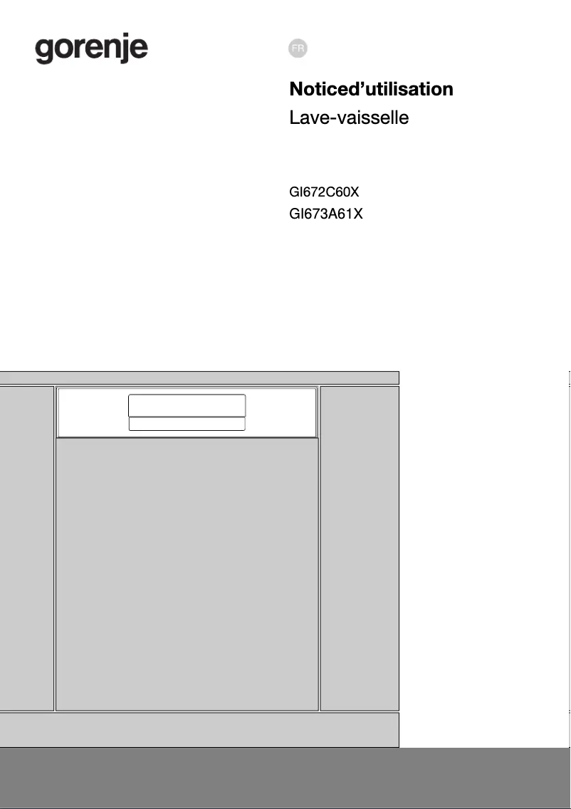 Image de la première page du manuel de l'appareil GI673A61X