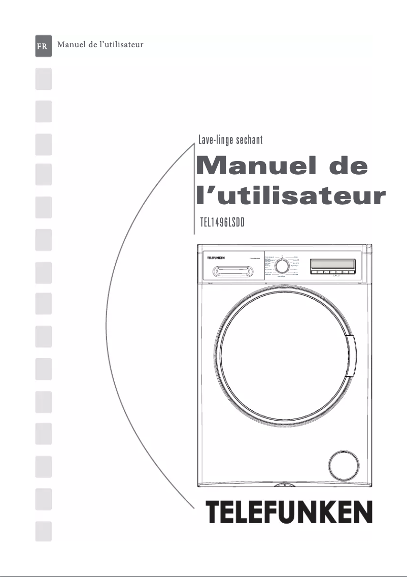 Page 1 de la notice Manuel utilisateur Telefunken TEL1496LSDD
