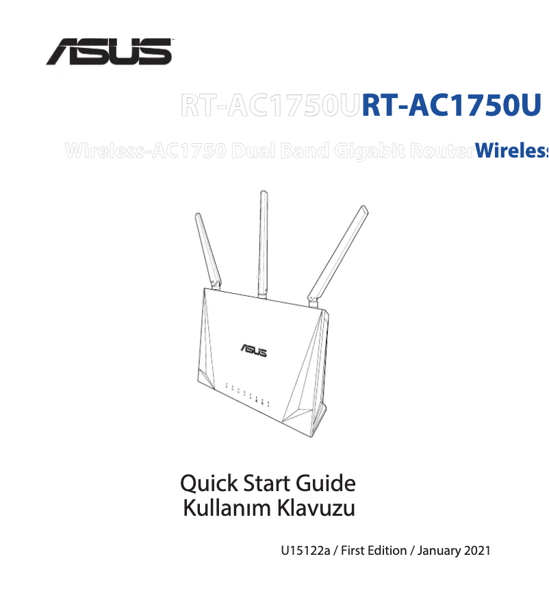 Page n°1 - Manuel utilisateur Asus RT-AC1750U