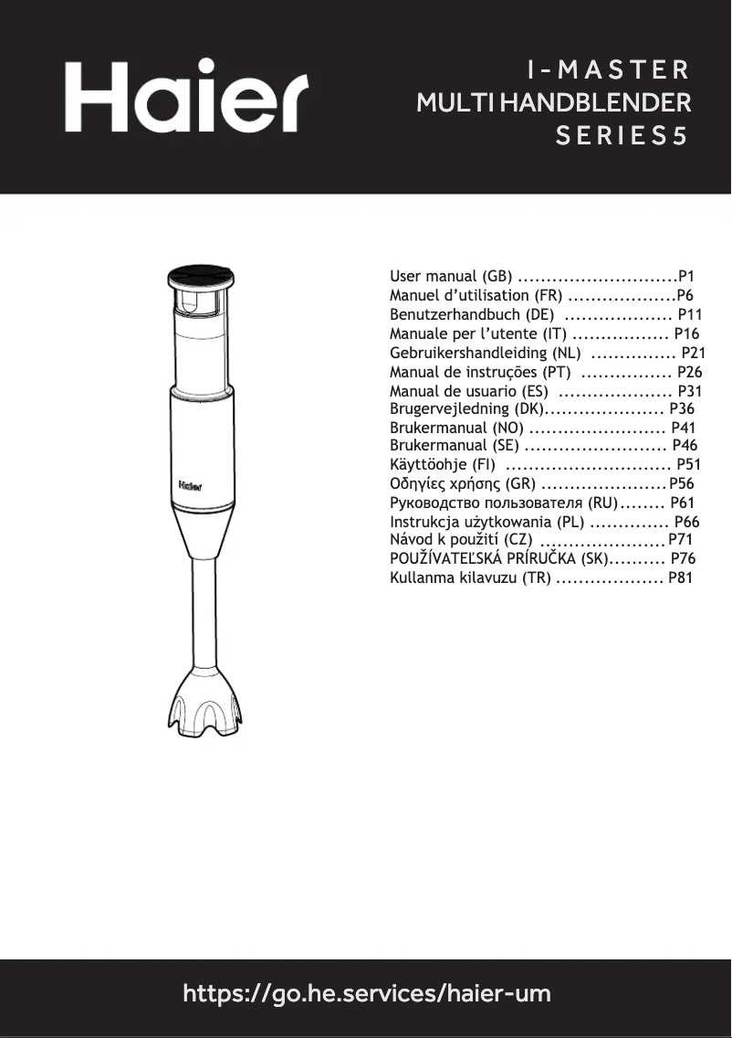 Page 1 de la notice Fiche technique Haier HHB5B2 011