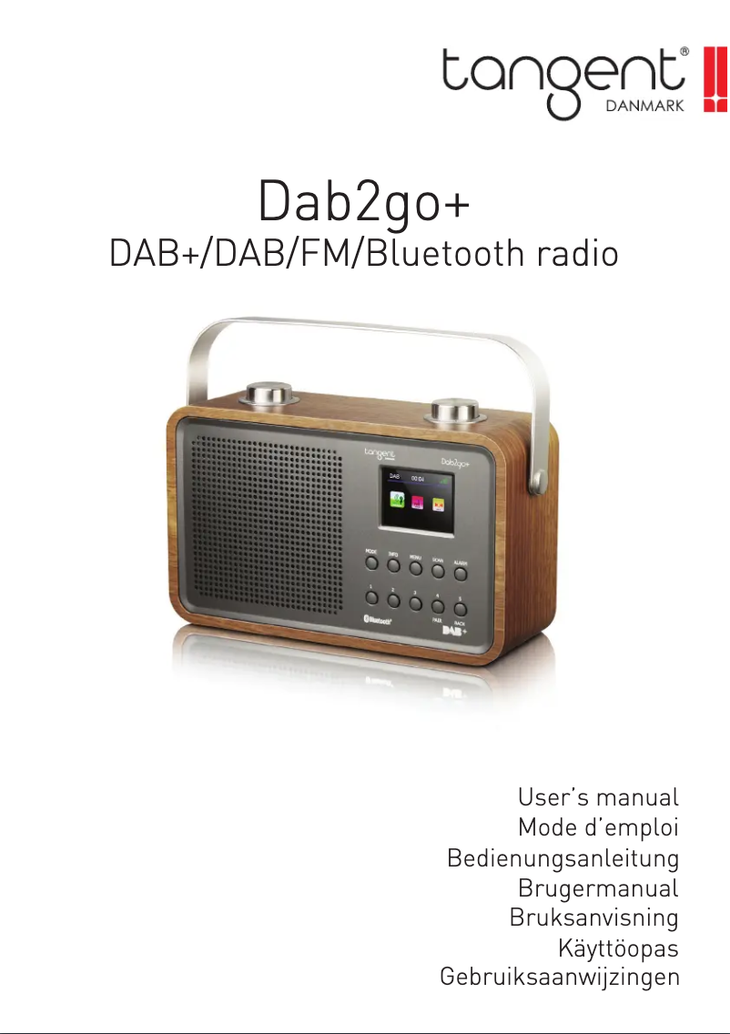 Página 1 del manual Manual de usuario Tangent DAB2GO+