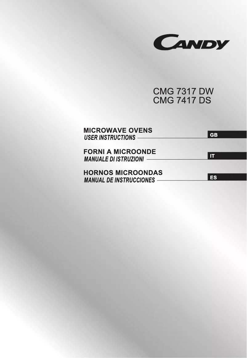 Image de la première page du manuel de l'appareil CMG 7317 DW RU