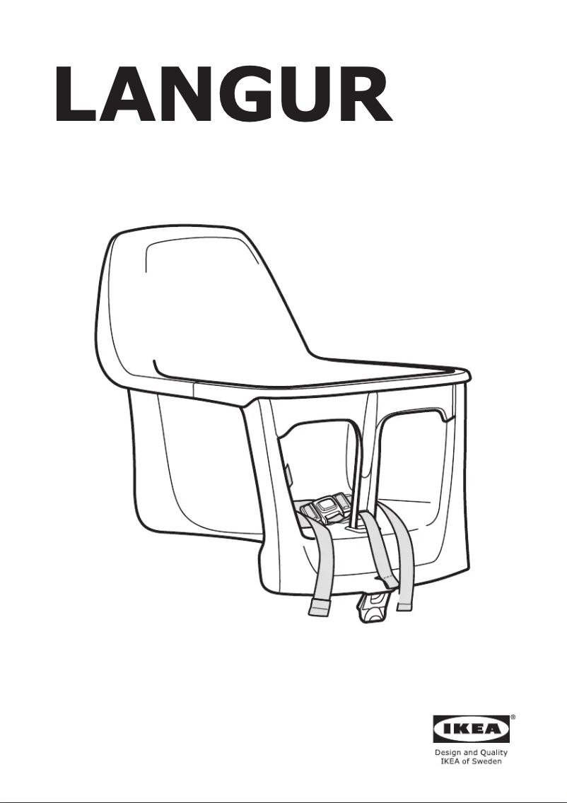 Página 1 del manual Manual de usuario Ikea LANGUR 803.308.22