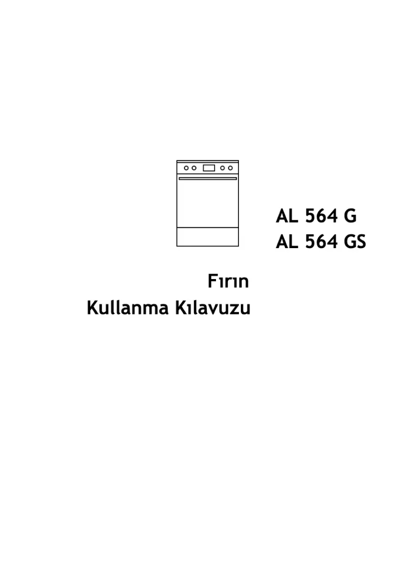 Page n°1 - Manuel utilisateur Altus AL 564 G