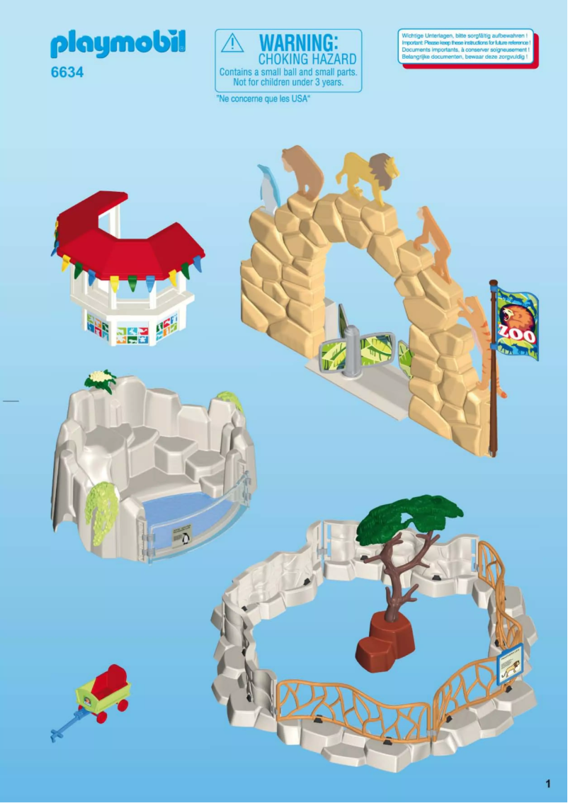 Page n°1 - Manuel utilisateur Playmobil City Life 6634