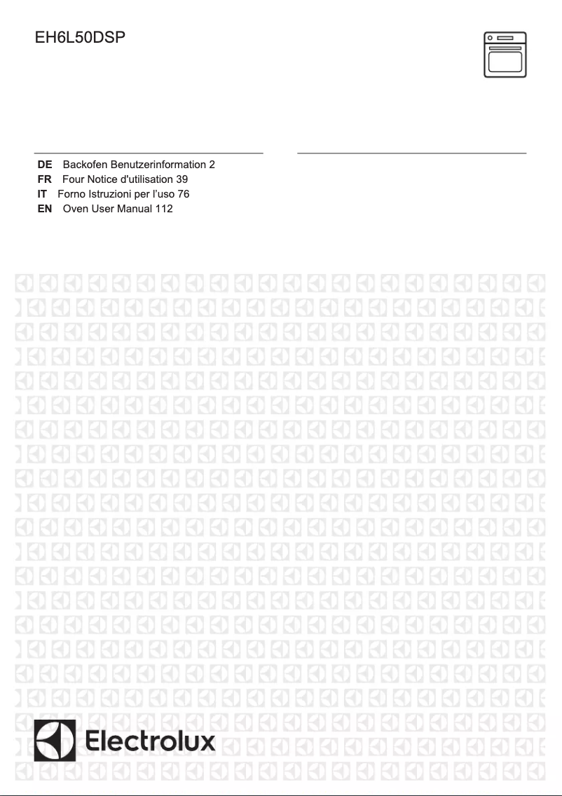 Page 1 de la notice Manuel utilisateur Electrolux EH6L50DSP