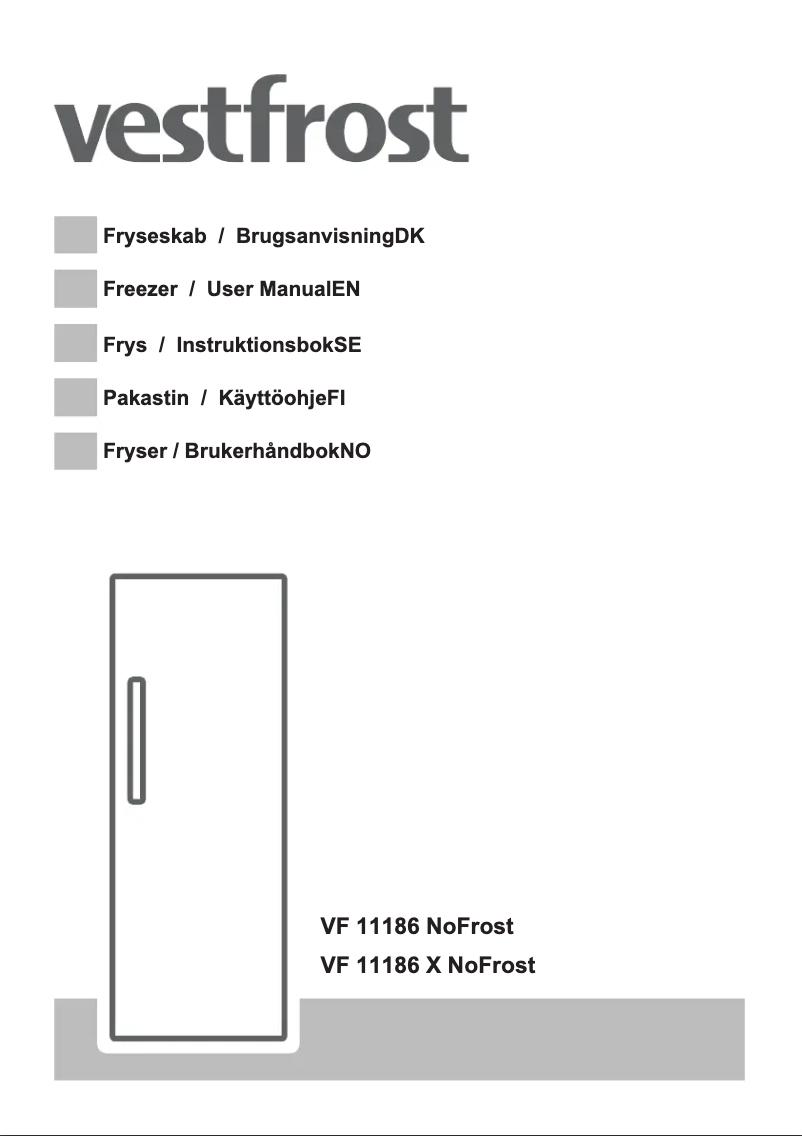 Image de la première page du manuel de l'appareil VF 11186 NoFrost