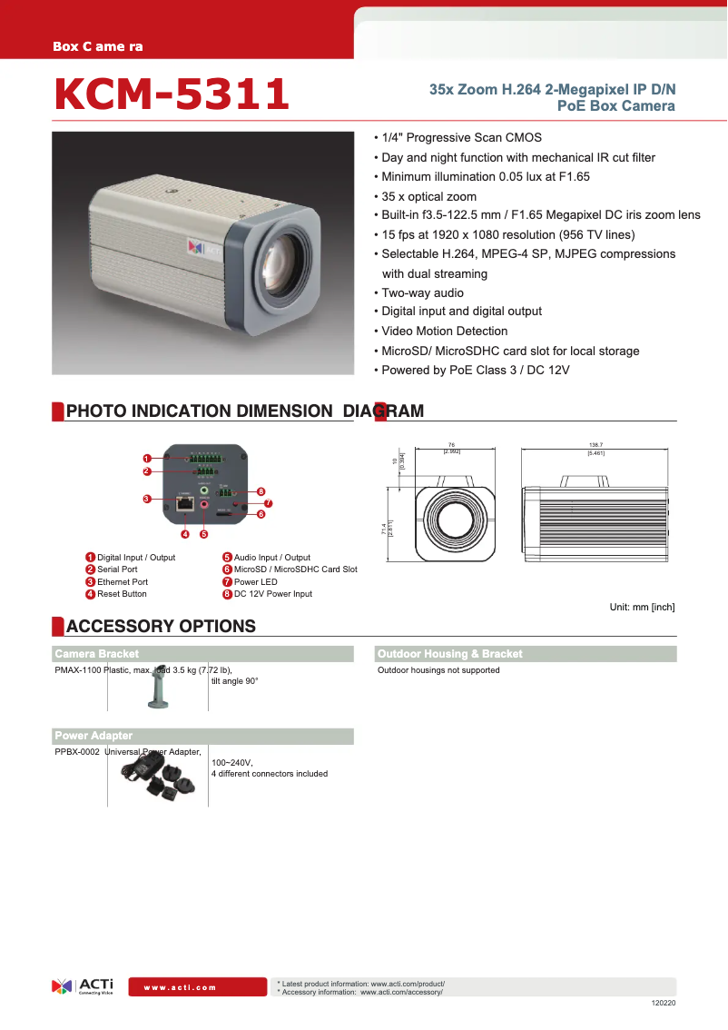 Image de la première page du manuel de l'appareil KCM-5311