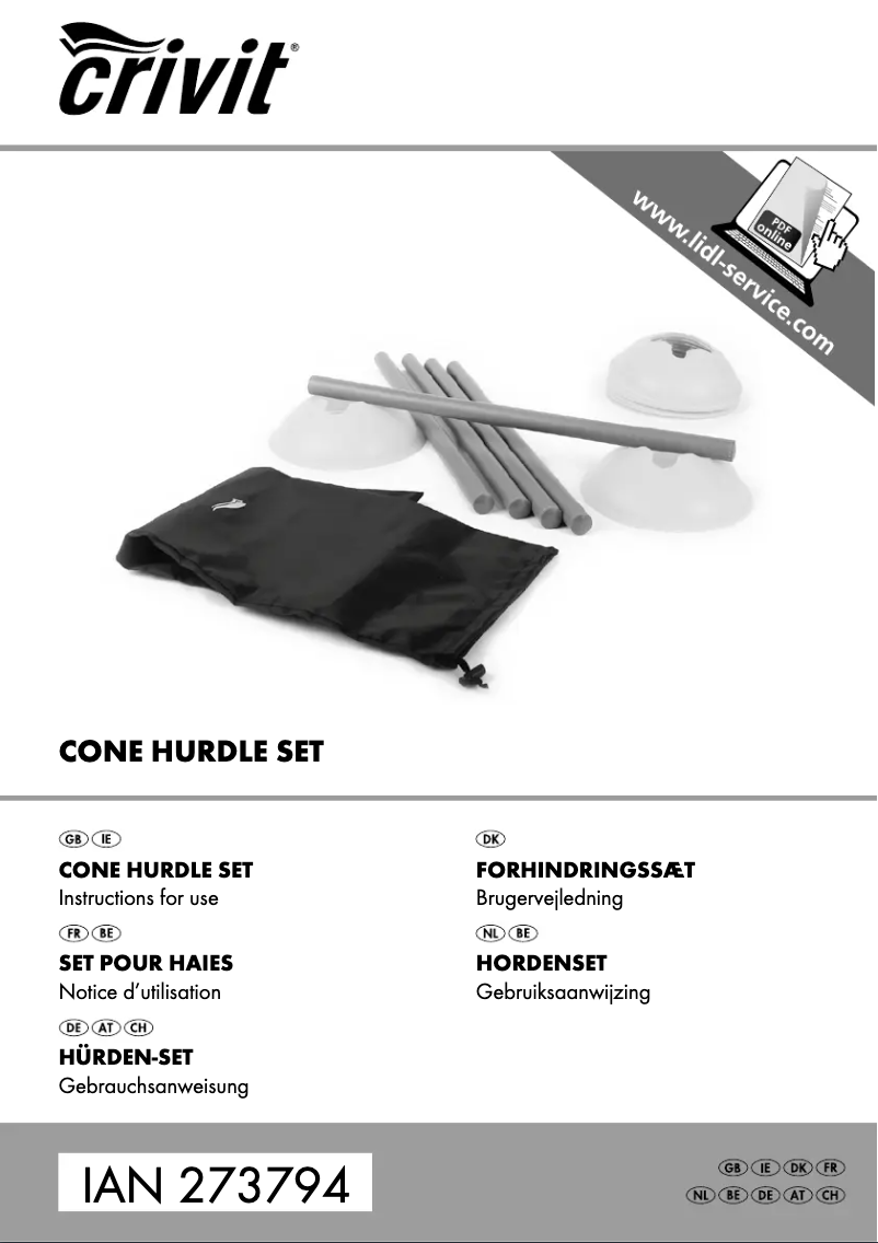 Página 1 del manual Manual de usuario Crivit IAN 273794