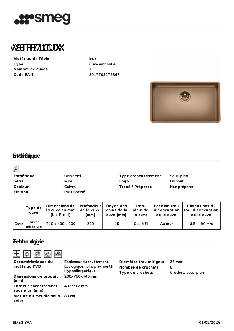 Image de la première page du manuel de l'appareil VSTR71CUX